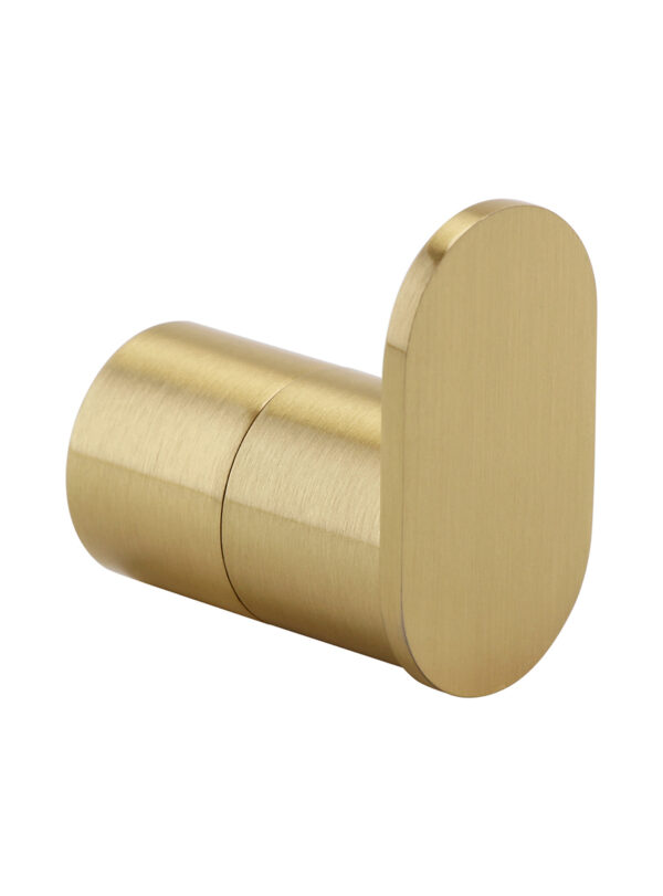 Ottone Robe Hook Brushed Brass