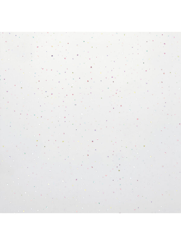 2.4m x 1m Wall Panel 10mm (White Rainbow Drop)