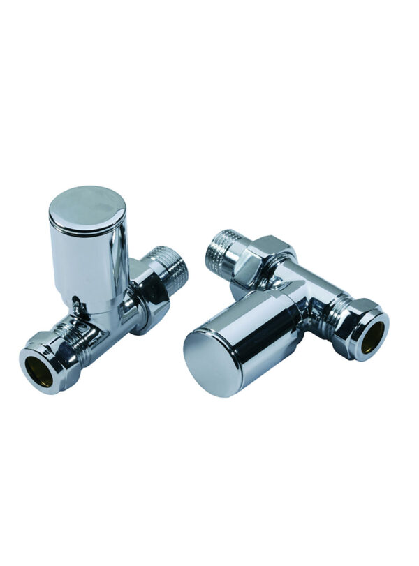 Radiator Valve Straight 15mm (Pair)