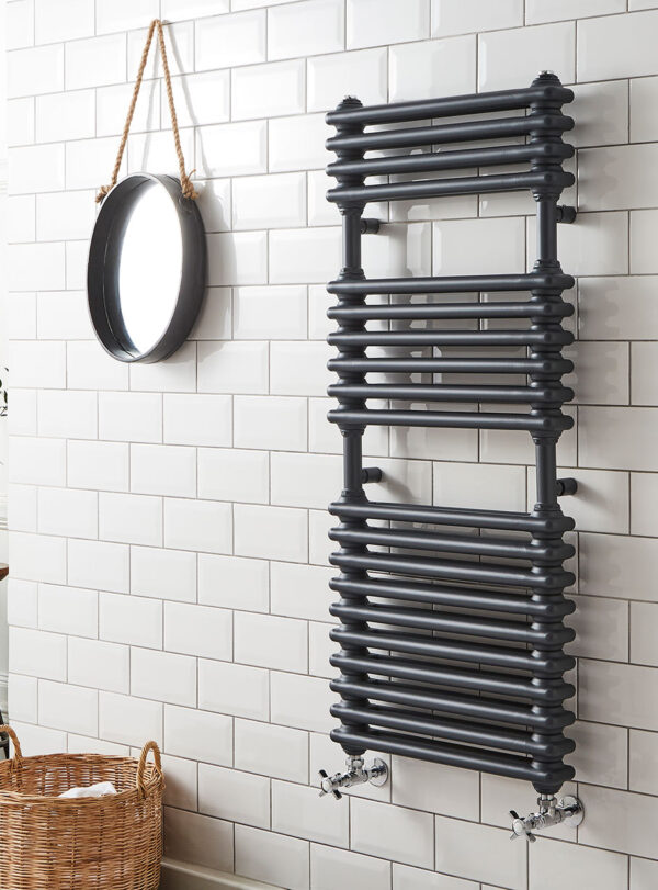 Kolumn Dual Column 1140 x 500 Towel Radiator Anthracite