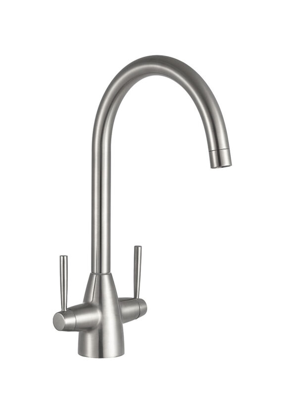 Mono Sink Mixer Brushed Steel