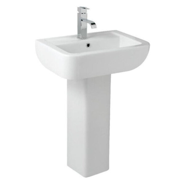 Kartell Trim 550mm 1th Basin With Full Pedestal