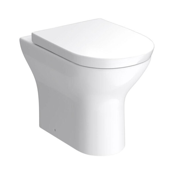 Kartell K-Vit Project Round C/C WC Pan With Cistern & Soft Close Seat, White