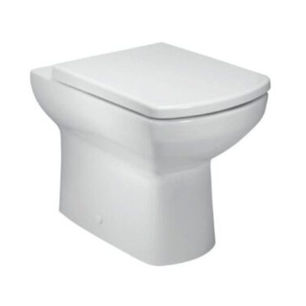 Kartell Project Square WC Pan, Corner Cistern and Soft Close Seat