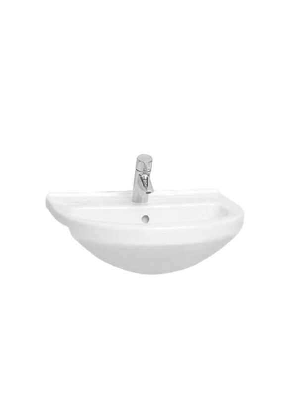 Style 55cm Round Semi-Recessed Basin