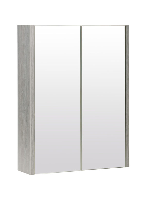 Purity 500mm Mirror Cabinet Silver Oak