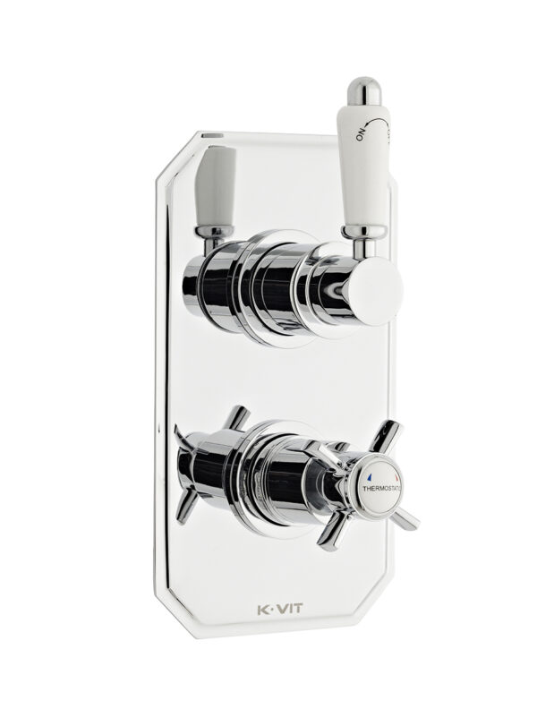 Klassique, concealed thermostatic shower valve+diverter