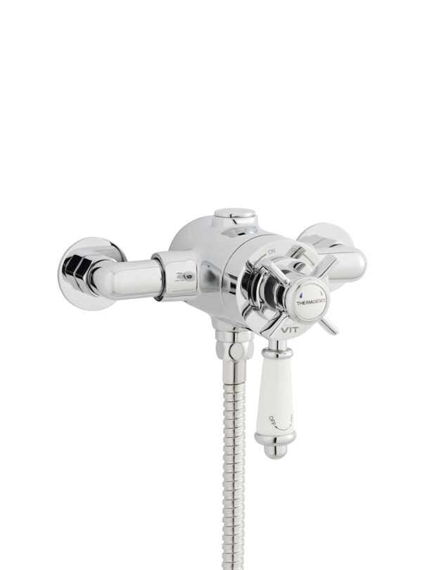 Klassique, exposed thermostatic shower valve