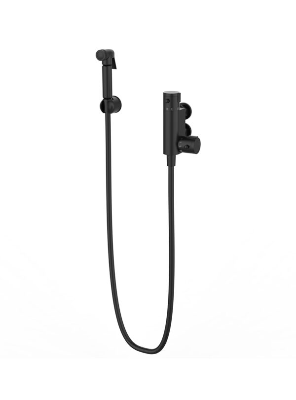 Nero Douche Kit with Therm. Mixing Valve Matt Black - Image 2