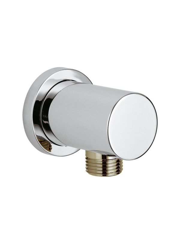 Round shower outlet elbow