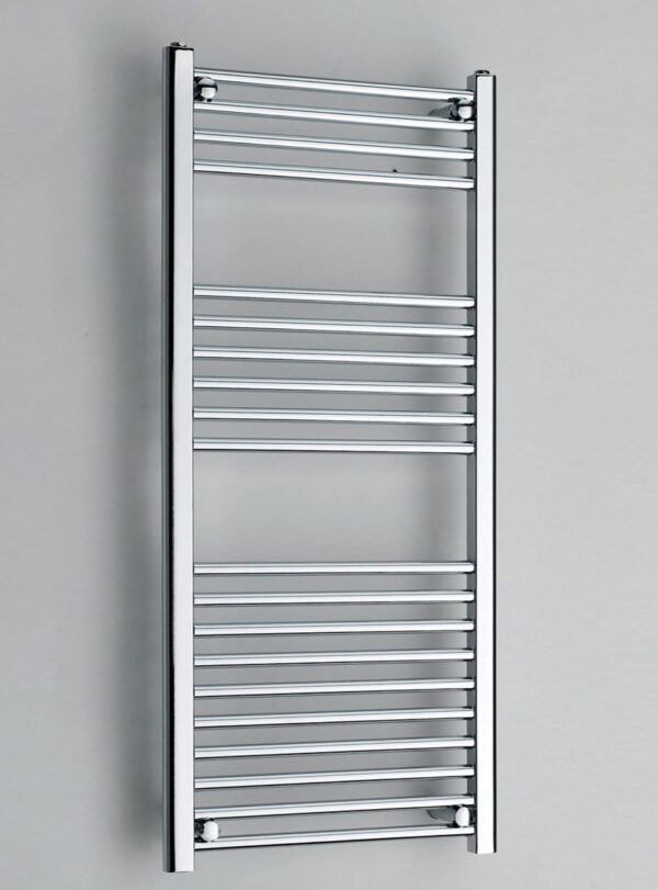 Straight Towel Rail 600mm x 1200mm Chrome