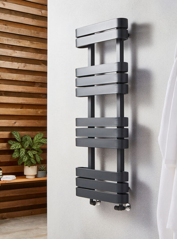 Tampa 1200 x 500 Towel Rail Anthracite