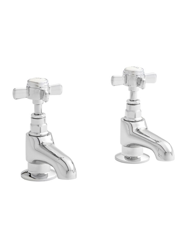 Klassique Pair Bath Pillar Taps