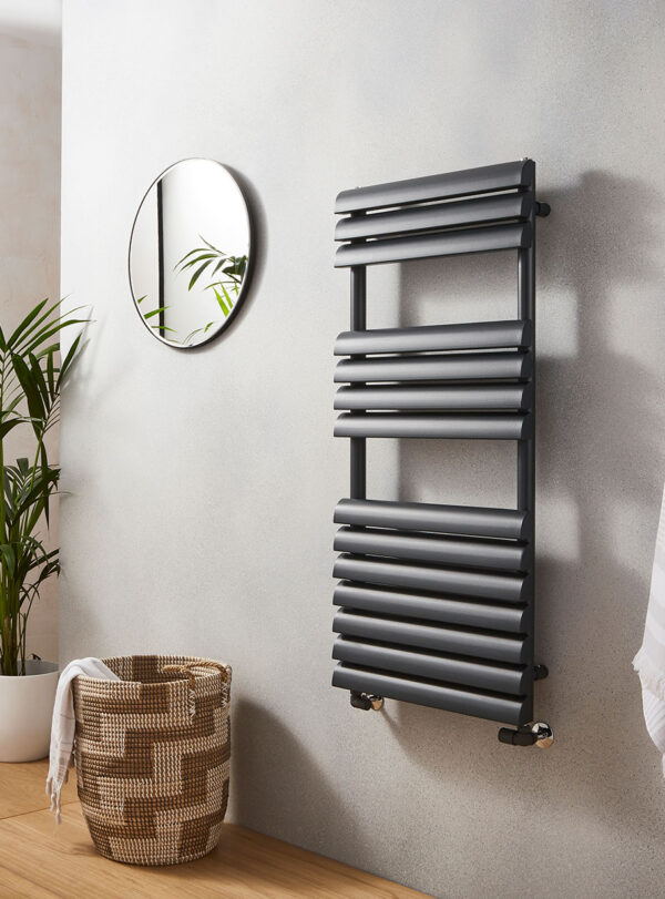 Venetian 1100X500 Towel Rail Anthracite