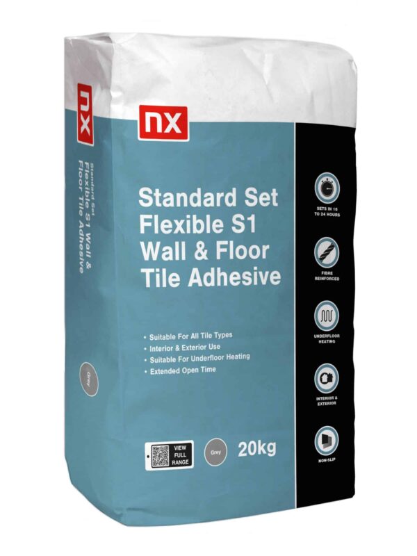 NX S1 Rapid Wall & Floor Adhesive – Grey-20kg